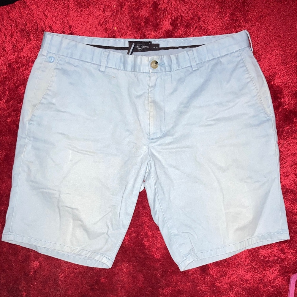Light Blue Flat Front Men's Shorts by Black and Brown
